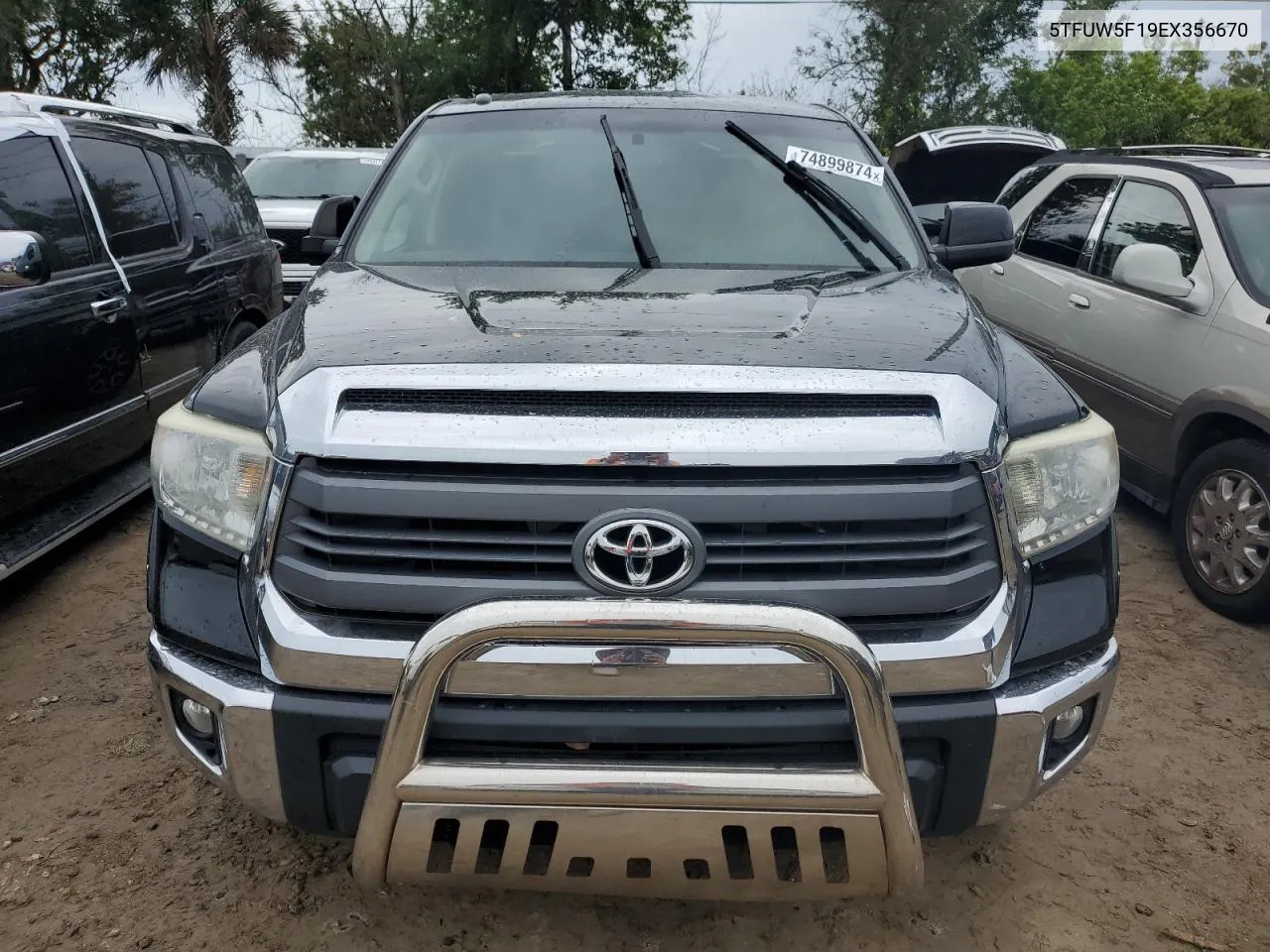 2014 Toyota Tundra Double Cab Sr VIN: 5TFUW5F19EX356670 Lot: 74899874