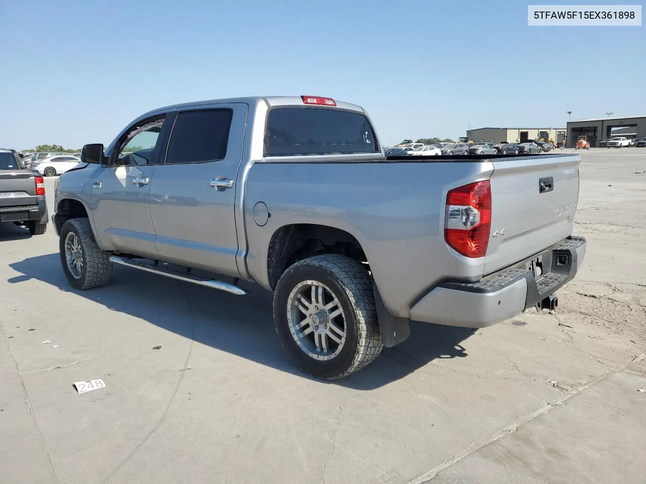 2014 Toyota Tundra Crewmax Platinum VIN: 5TFAW5F15EX361898 Lot: 75039244