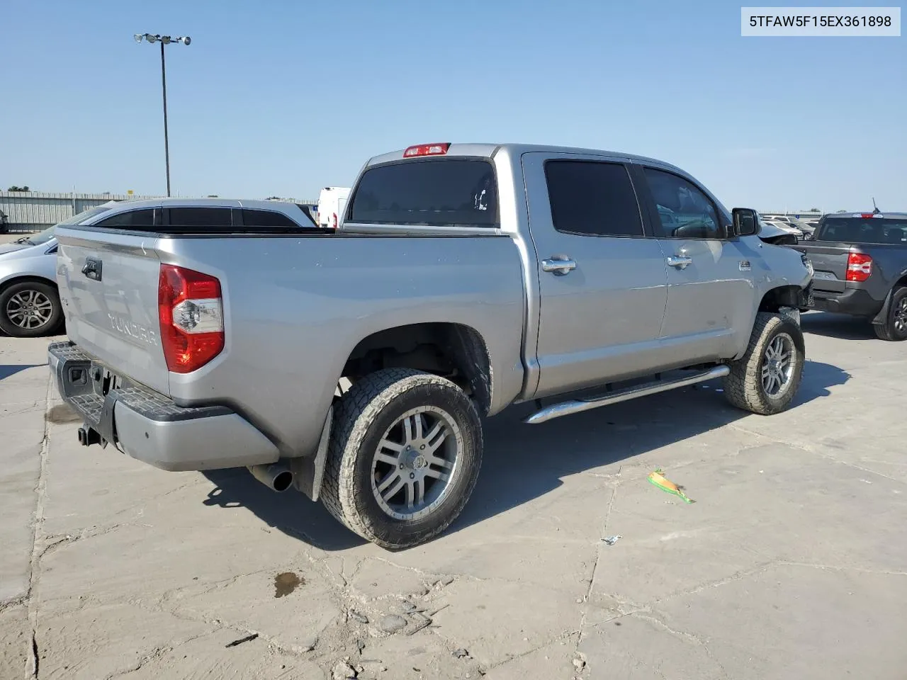 2014 Toyota Tundra Crewmax Platinum VIN: 5TFAW5F15EX361898 Lot: 75039244