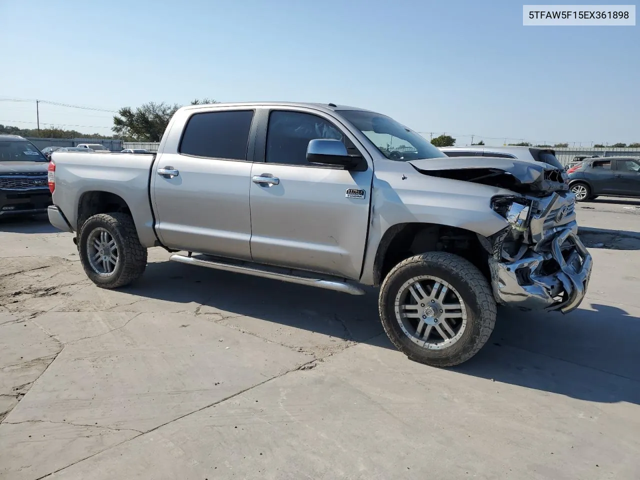 2014 Toyota Tundra Crewmax Platinum VIN: 5TFAW5F15EX361898 Lot: 75039244