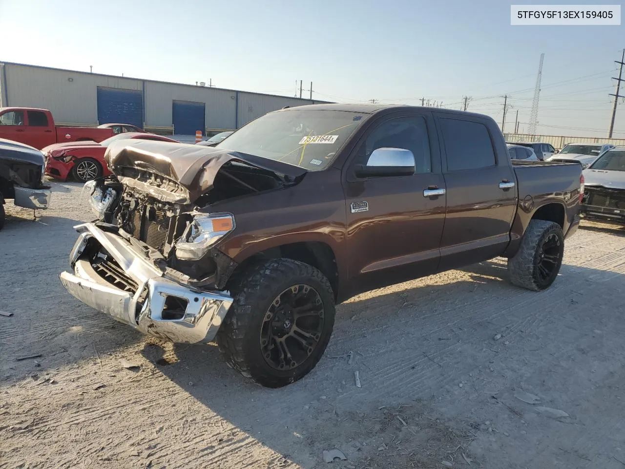 2014 Toyota Tundra Crewmax Platinum VIN: 5TFGY5F13EX159405 Lot: 75131644