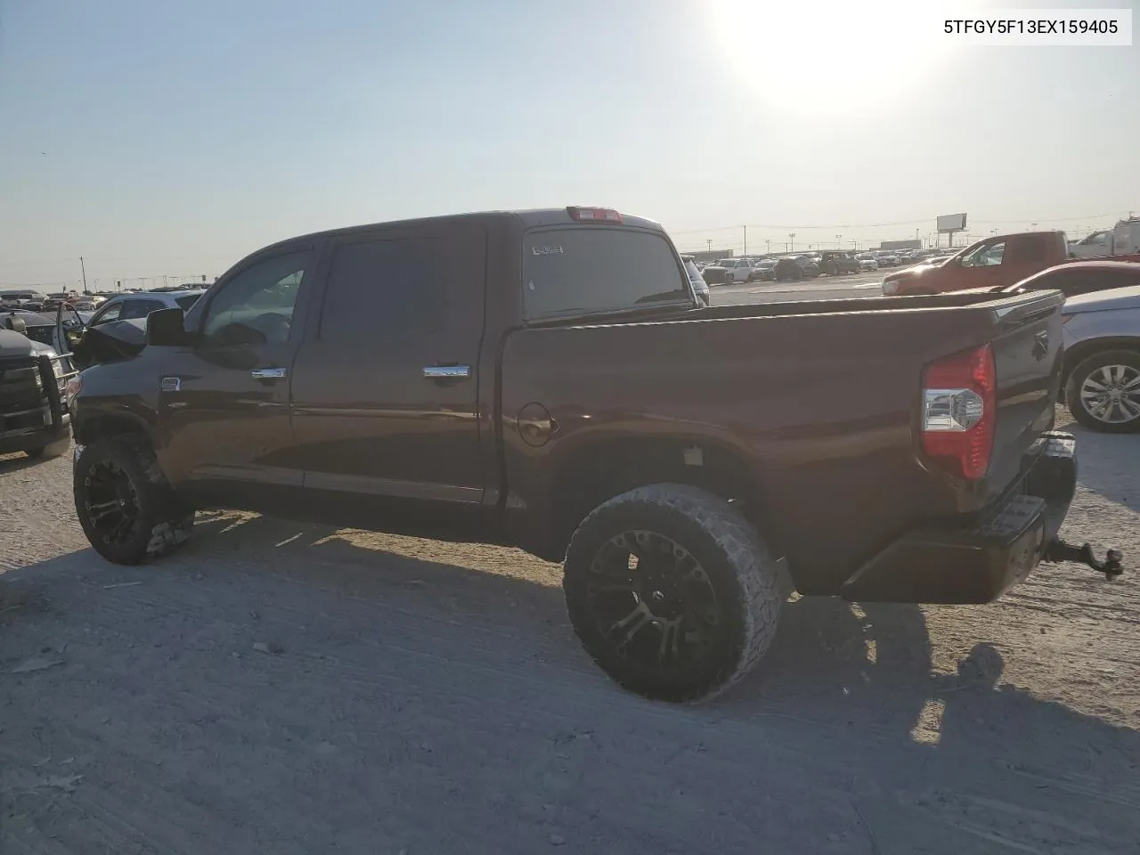 2014 Toyota Tundra Crewmax Platinum VIN: 5TFGY5F13EX159405 Lot: 75131644