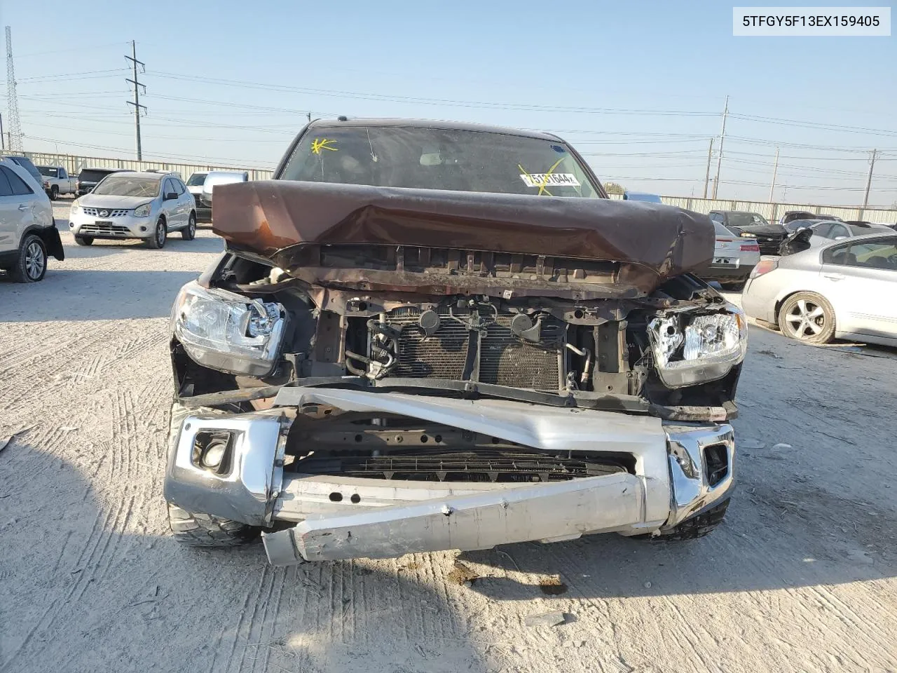 2014 Toyota Tundra Crewmax Platinum VIN: 5TFGY5F13EX159405 Lot: 75131644