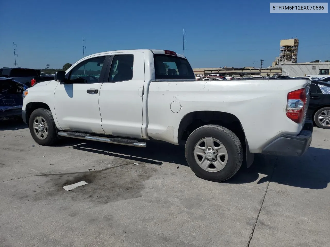 2014 Toyota Tundra Double Cab Sr VIN: 5TFRM5F12EX070686 Lot: 75284204