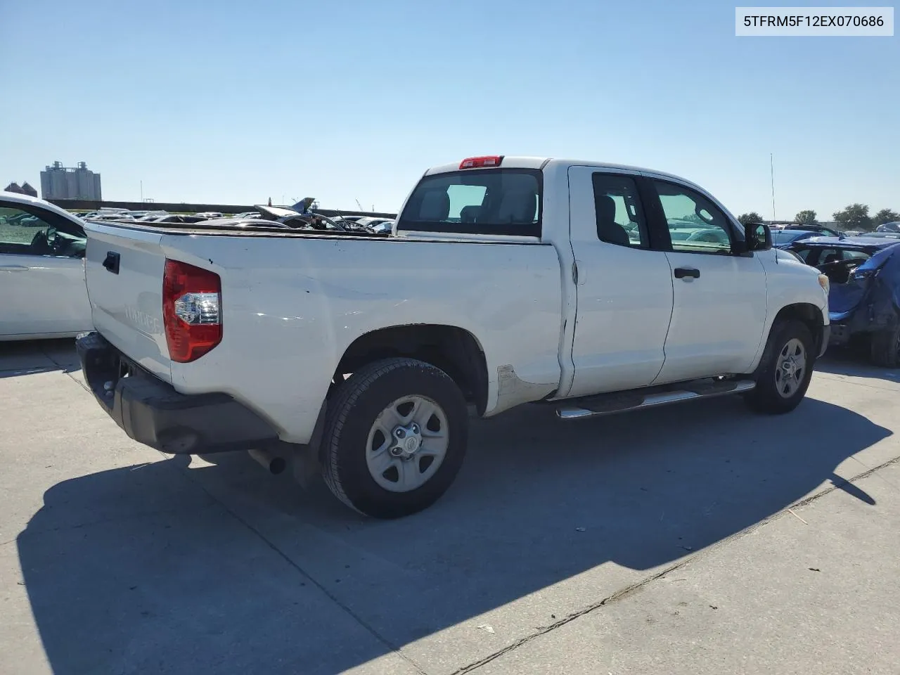 2014 Toyota Tundra Double Cab Sr VIN: 5TFRM5F12EX070686 Lot: 75284204