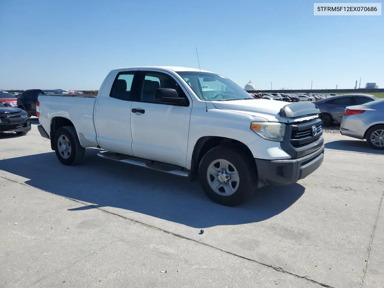 2014 Toyota Tundra Double Cab Sr VIN: 5TFRM5F12EX070686 Lot: 75284204