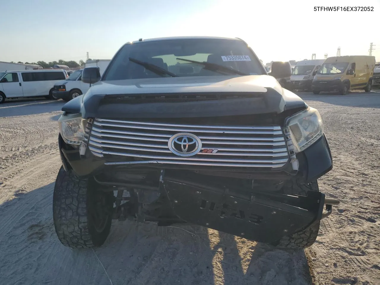 2014 Toyota Tundra Crewmax Limited VIN: 5TFHW5F16EX372052 Lot: 75335074