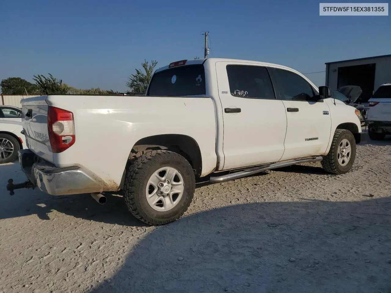 2014 Toyota Tundra Crewmax Sr5 VIN: 5TFDW5F15EX381355 Lot: 75469784