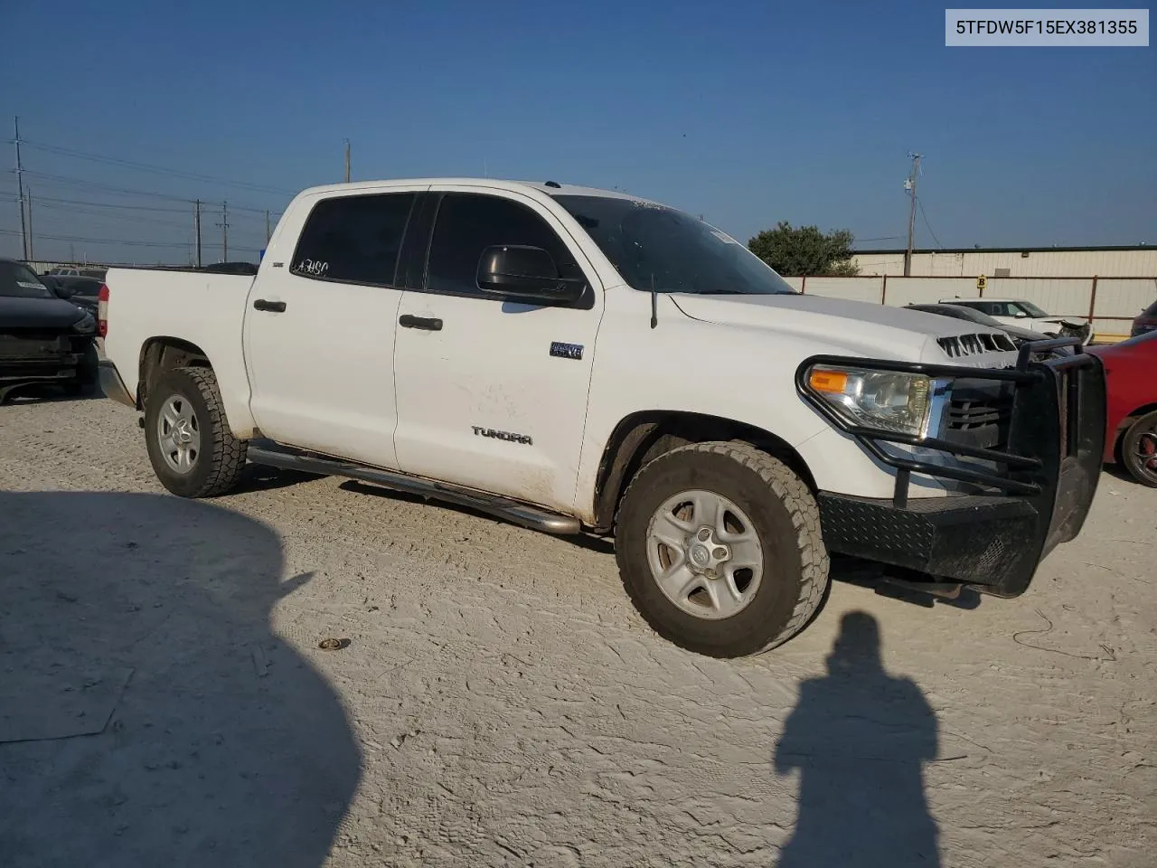 2014 Toyota Tundra Crewmax Sr5 VIN: 5TFDW5F15EX381355 Lot: 75469784