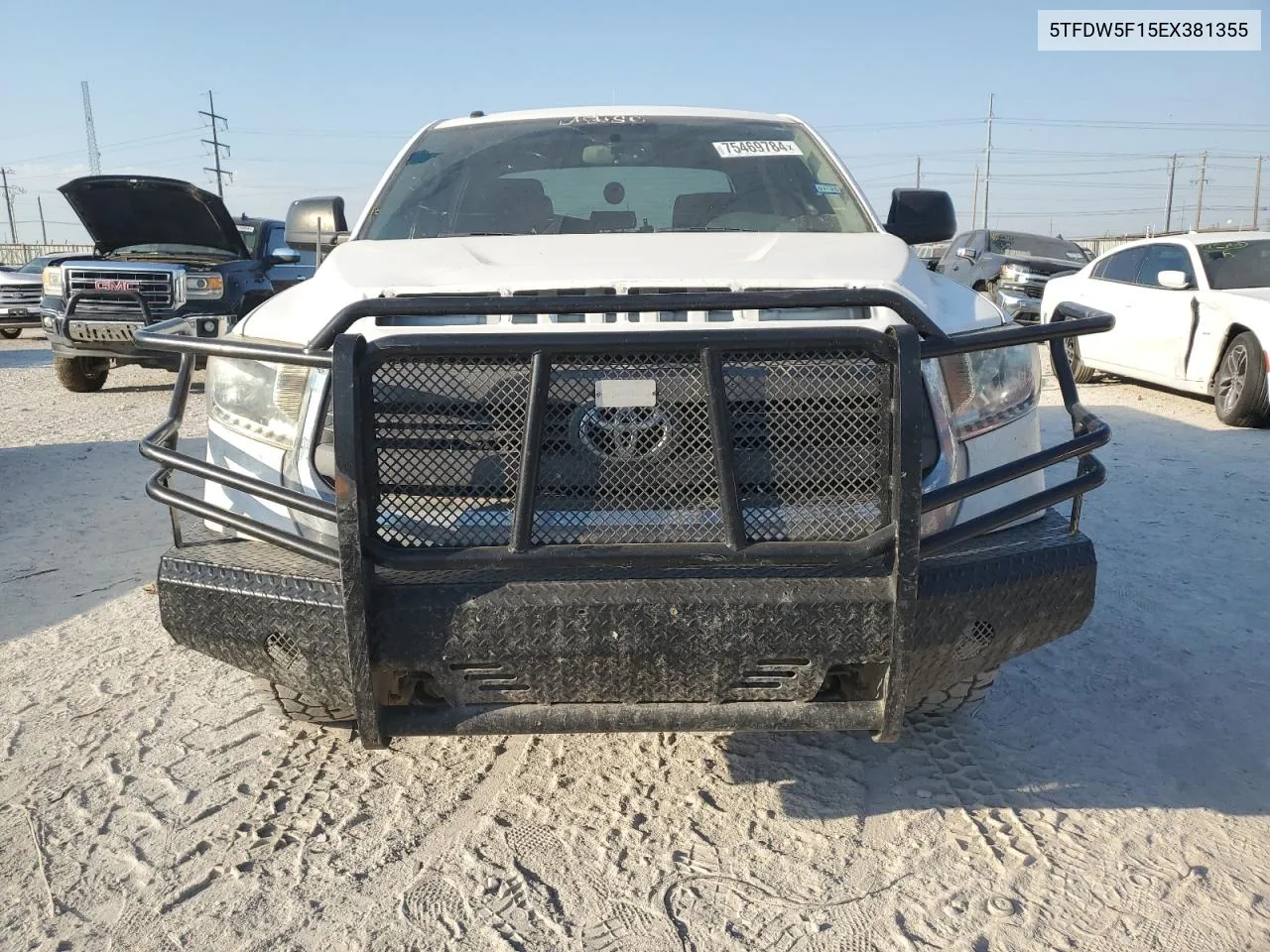 2014 Toyota Tundra Crewmax Sr5 VIN: 5TFDW5F15EX381355 Lot: 75469784