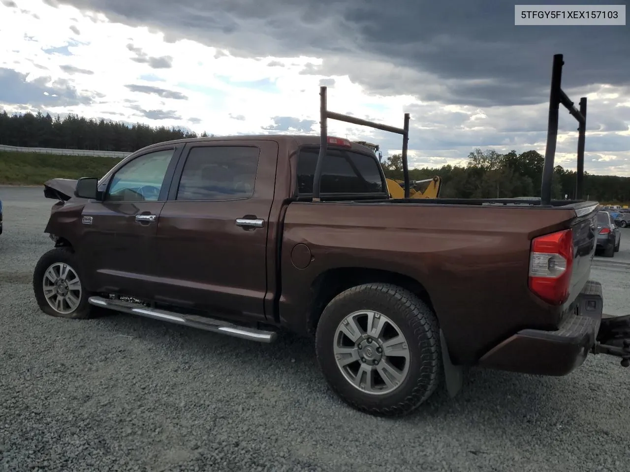 2014 Toyota Tundra Crewmax Platinum VIN: 5TFGY5F1XEX157103 Lot: 75537664