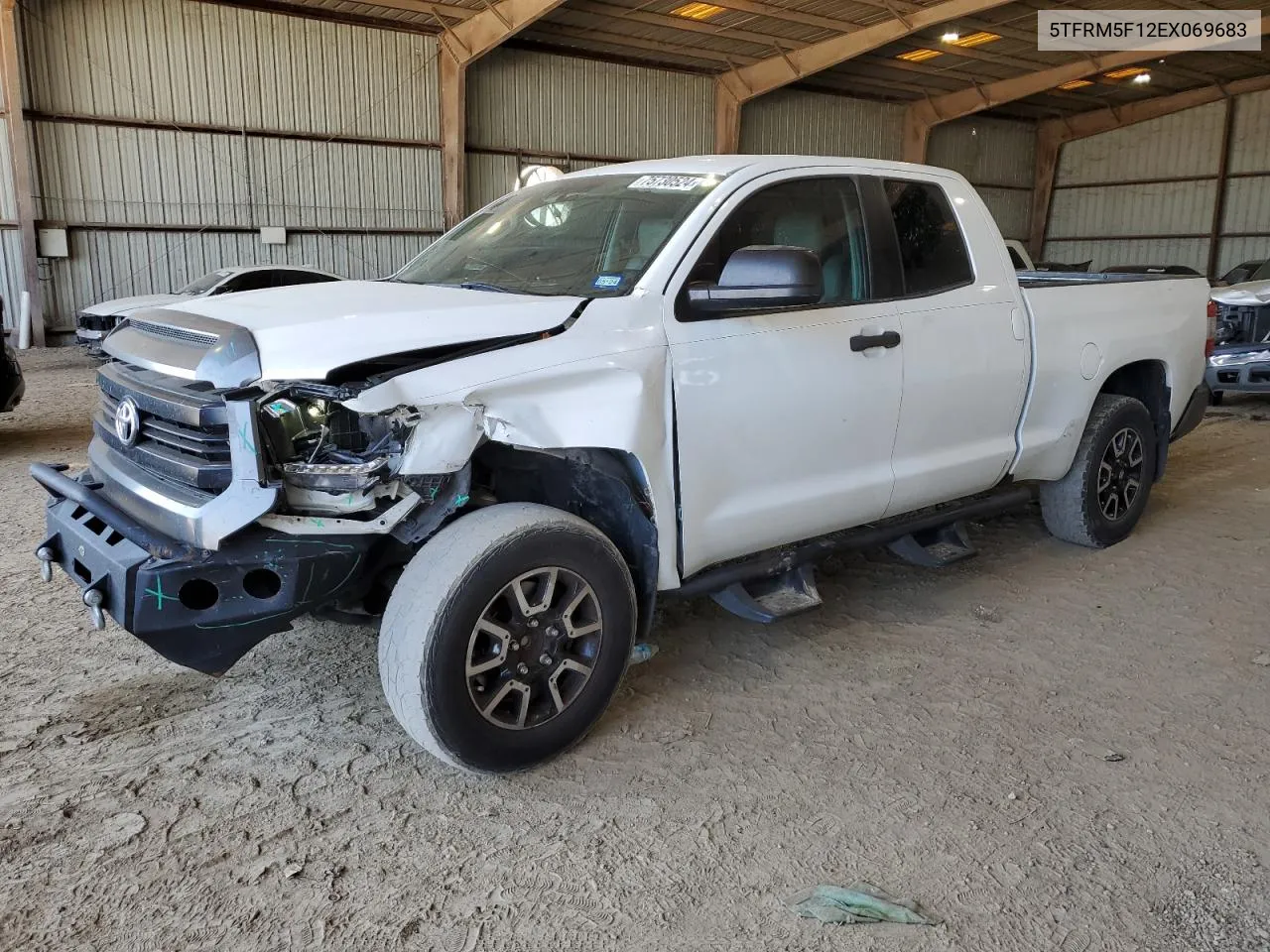 2014 Toyota Tundra Double Cab Sr VIN: 5TFRM5F12EX069683 Lot: 75730524