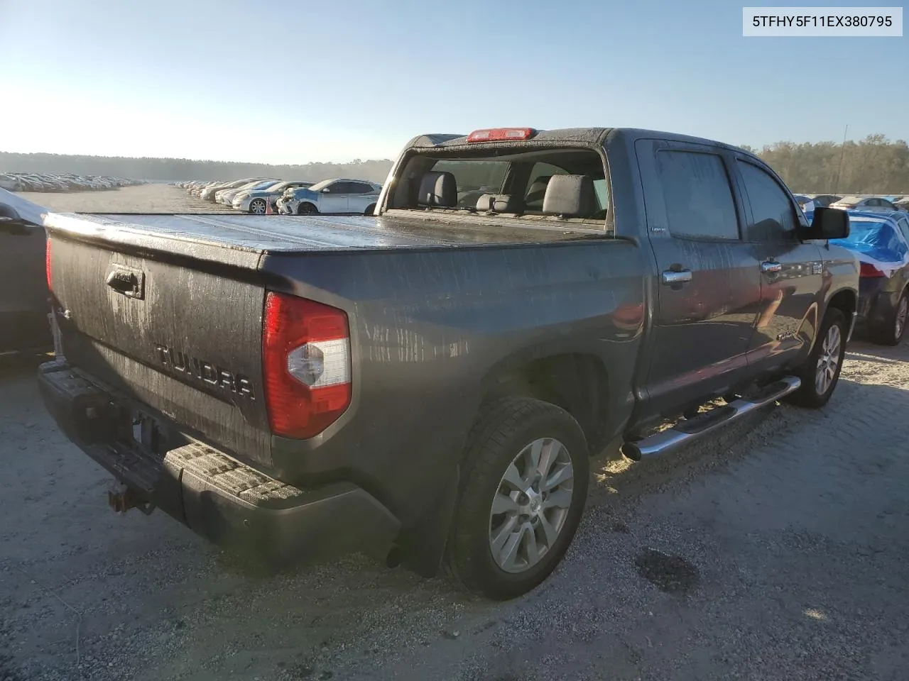 2014 Toyota Tundra Crewmax Limited VIN: 5TFHY5F11EX380795 Lot: 75944574