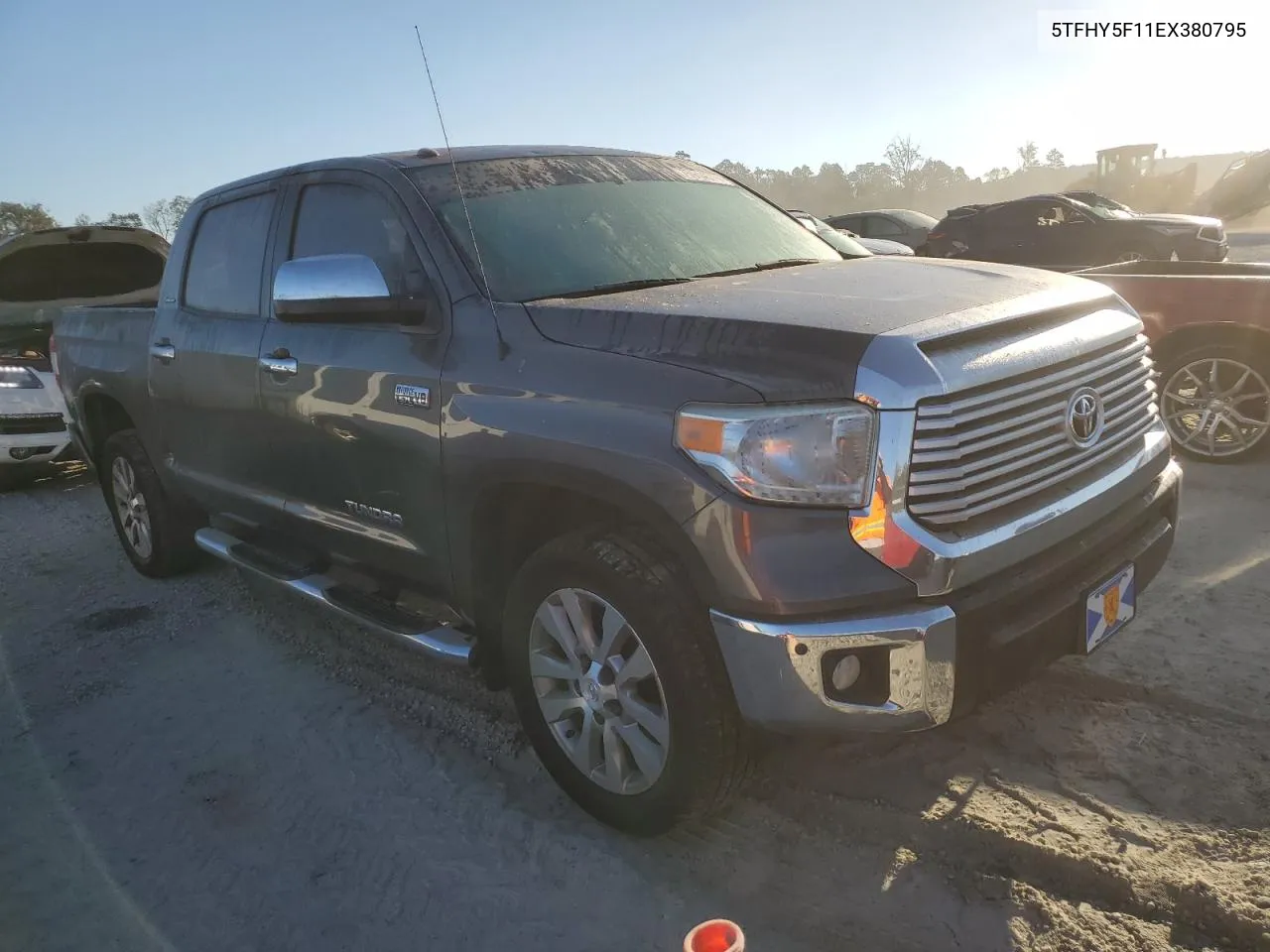 2014 Toyota Tundra Crewmax Limited VIN: 5TFHY5F11EX380795 Lot: 75944574