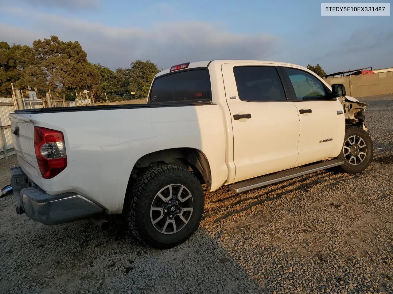 2014 Toyota Tundra Crewmax Sr5 VIN: 5TFDY5F10EX331487 Lot: 76139014