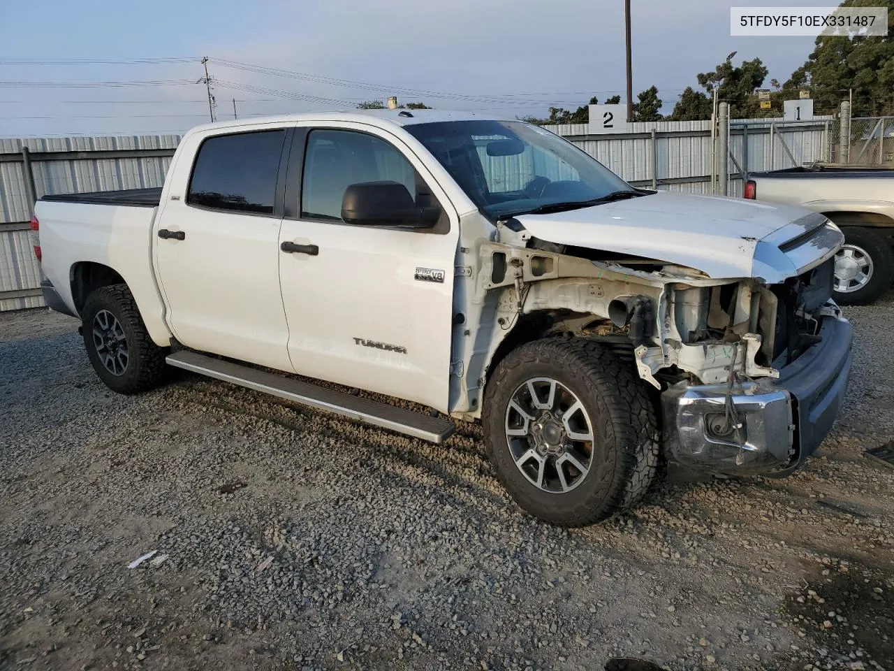 2014 Toyota Tundra Crewmax Sr5 VIN: 5TFDY5F10EX331487 Lot: 76139014