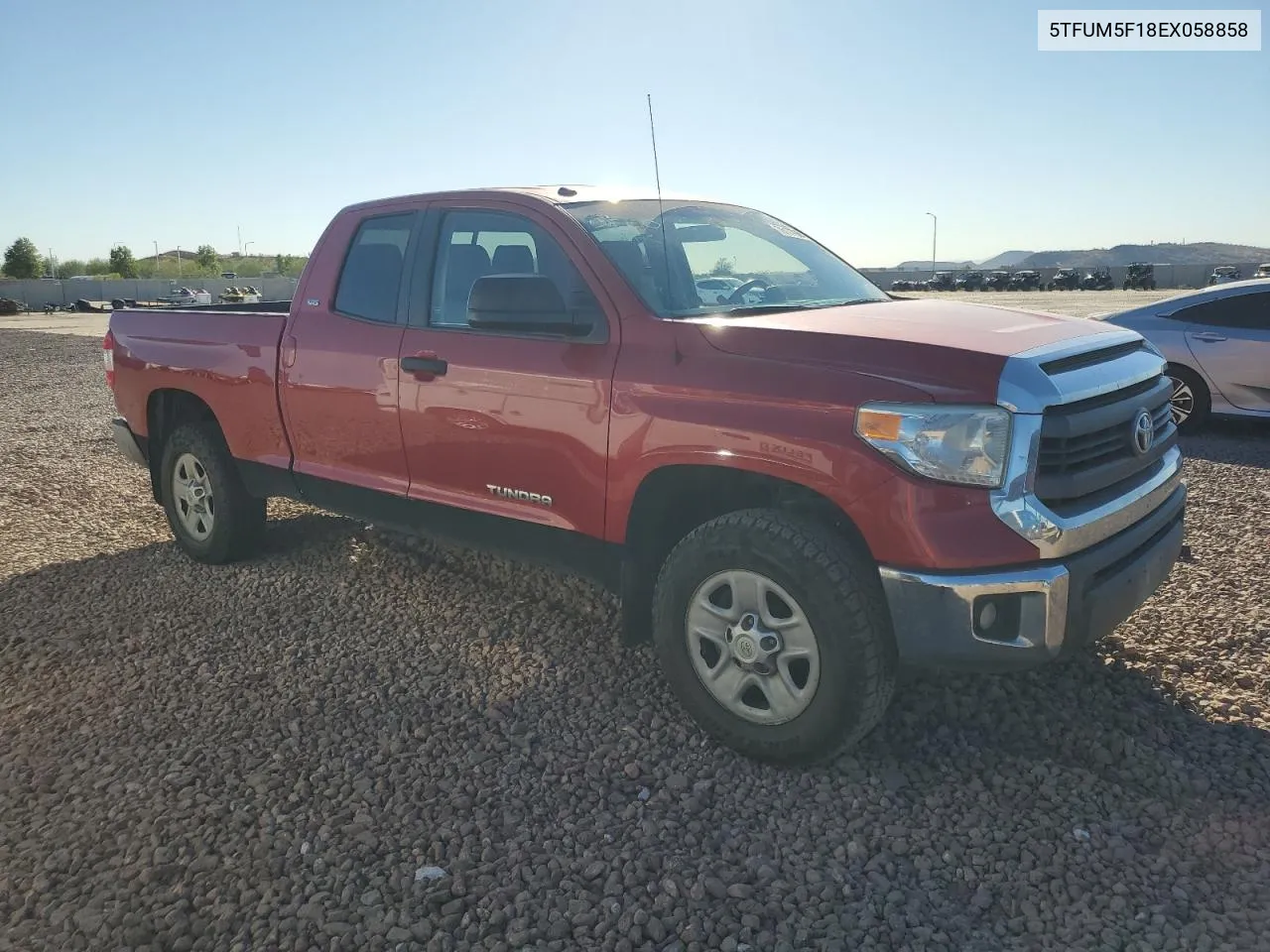 2014 Toyota Tundra Double Cab Sr VIN: 5TFUM5F18EX058858 Lot: 76177984