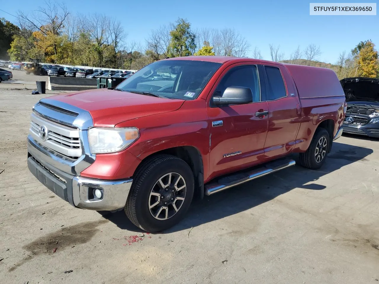 2014 Toyota Tundra Double Cab Sr VIN: 5TFUY5F1XEX369650 Lot: 76257364