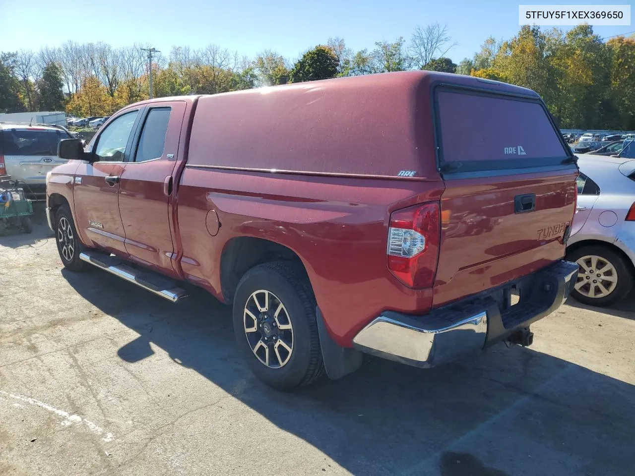 2014 Toyota Tundra Double Cab Sr VIN: 5TFUY5F1XEX369650 Lot: 76257364