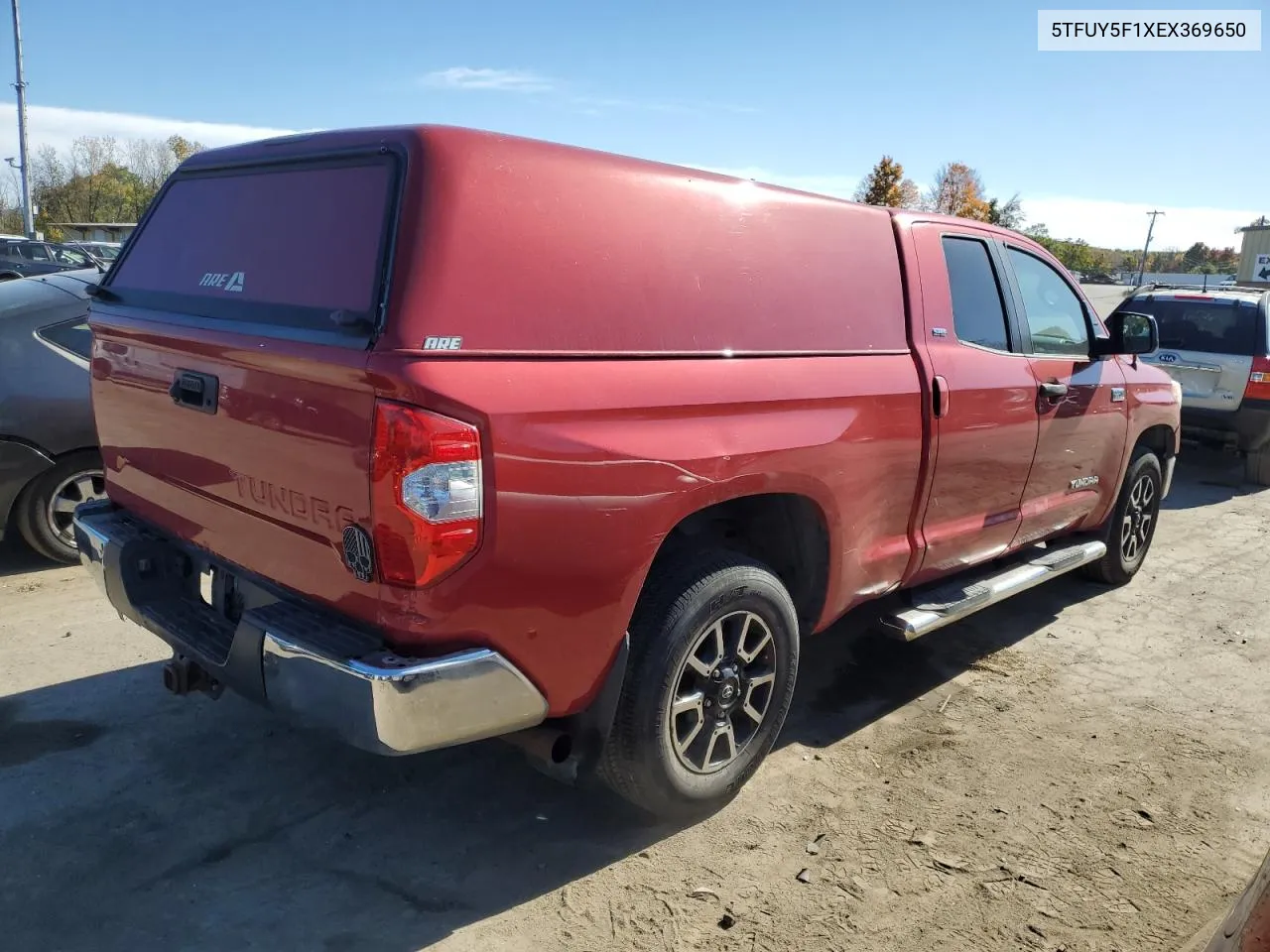 2014 Toyota Tundra Double Cab Sr VIN: 5TFUY5F1XEX369650 Lot: 76257364