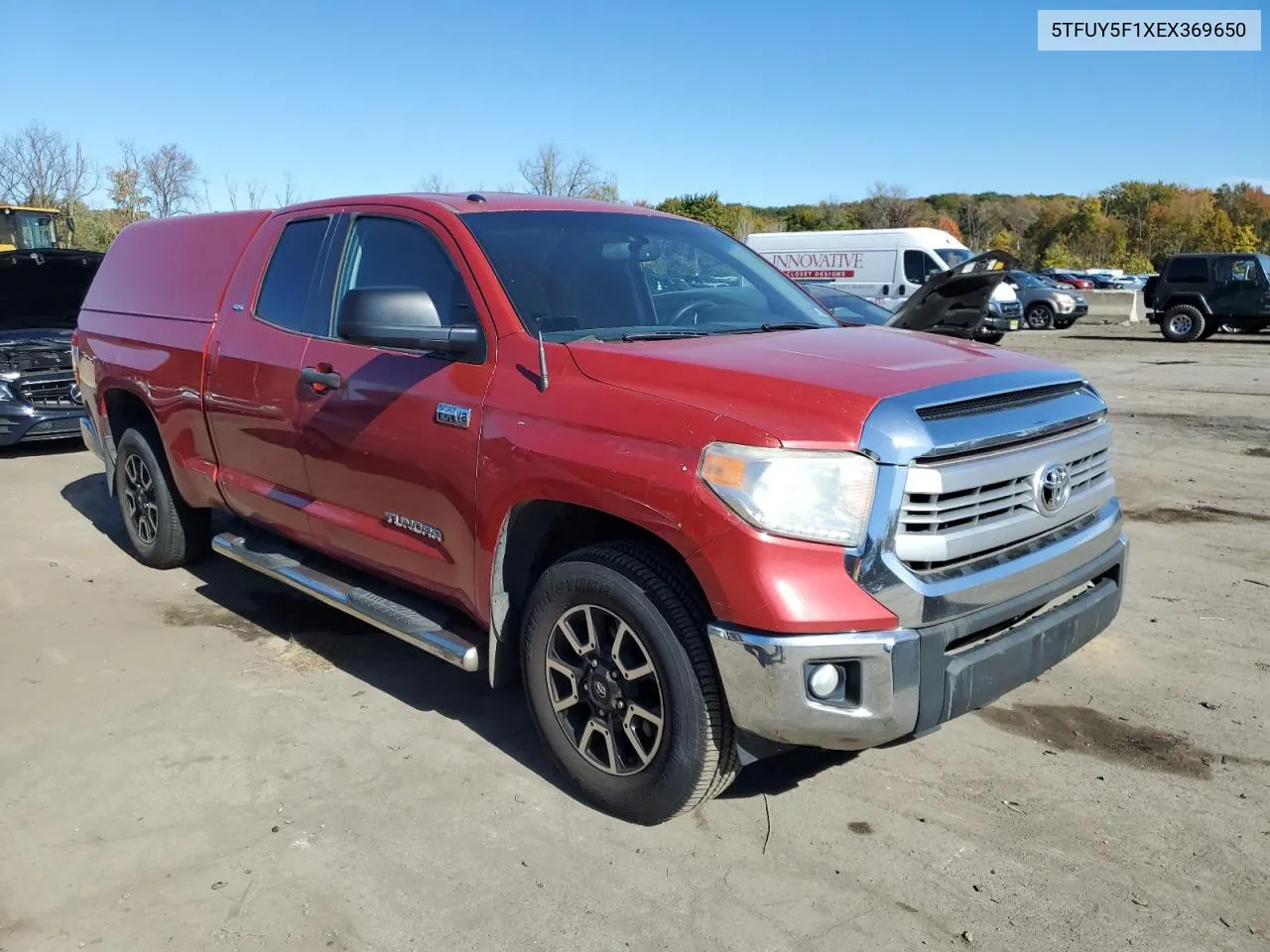 2014 Toyota Tundra Double Cab Sr VIN: 5TFUY5F1XEX369650 Lot: 76257364