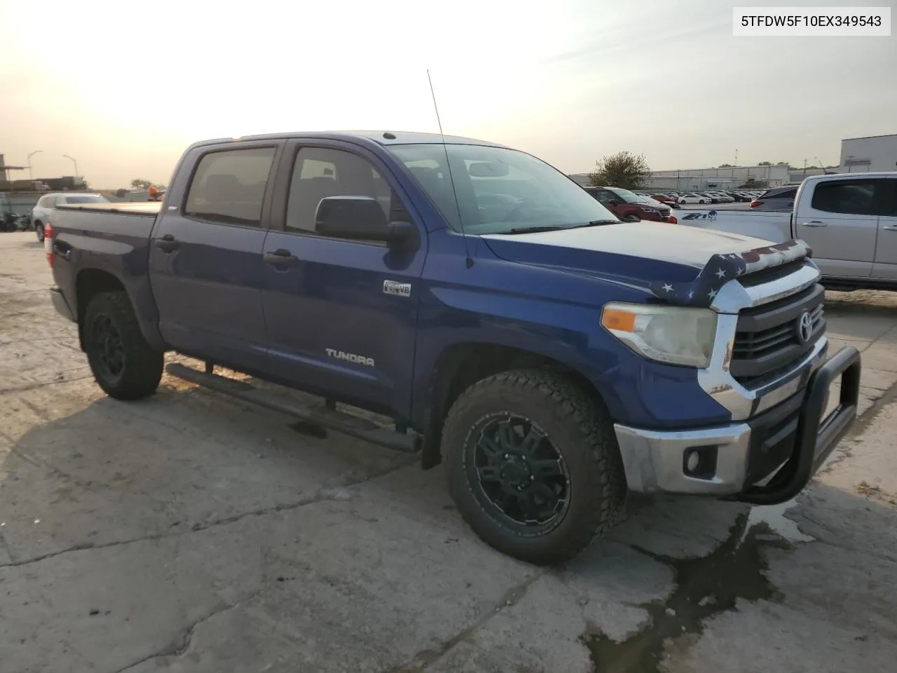 2014 Toyota Tundra Crewmax Sr5 VIN: 5TFDW5F10EX349543 Lot: 76313934