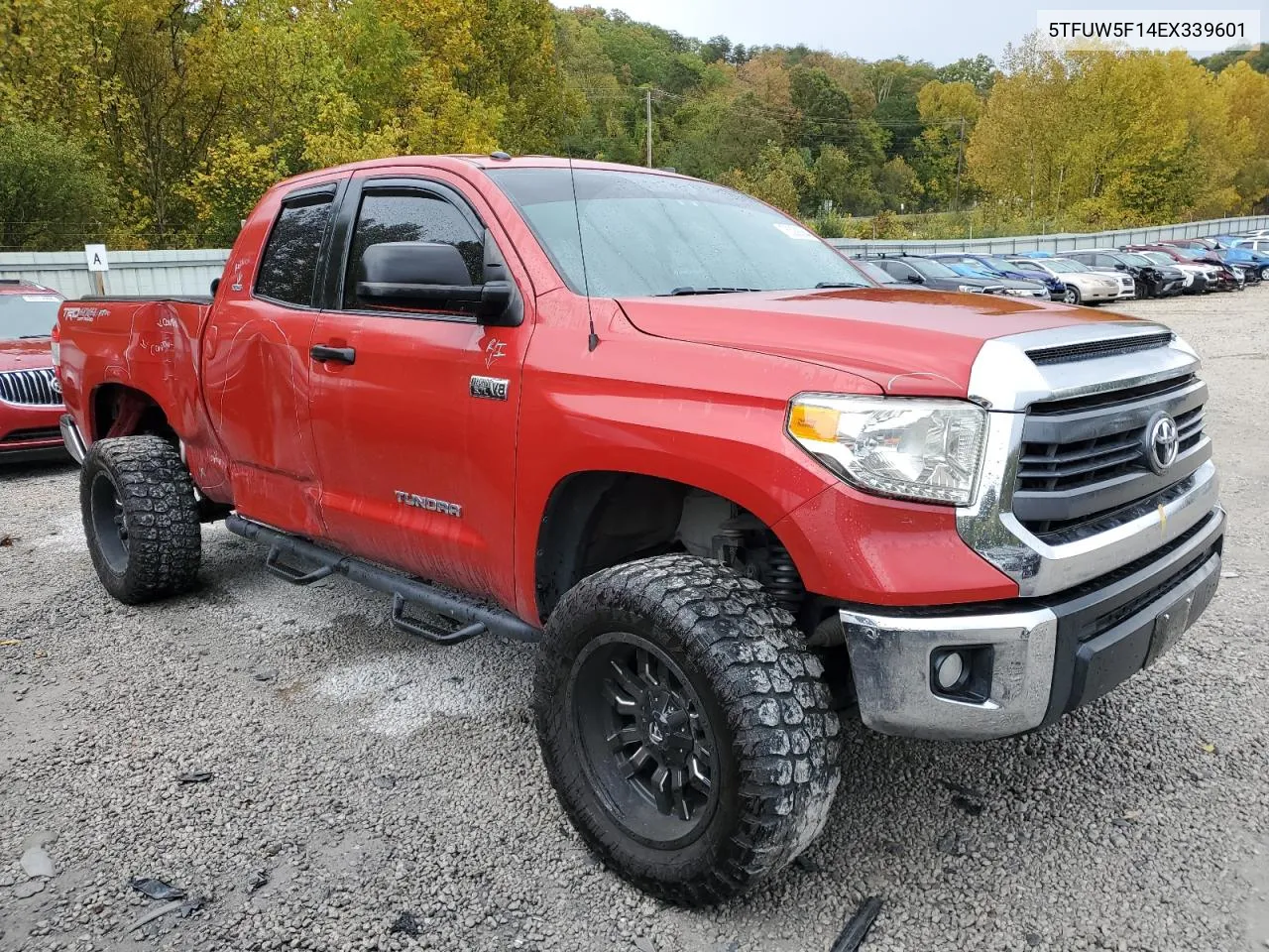 2014 Toyota Tundra Double Cab Sr VIN: 5TFUW5F14EX339601 Lot: 76329064