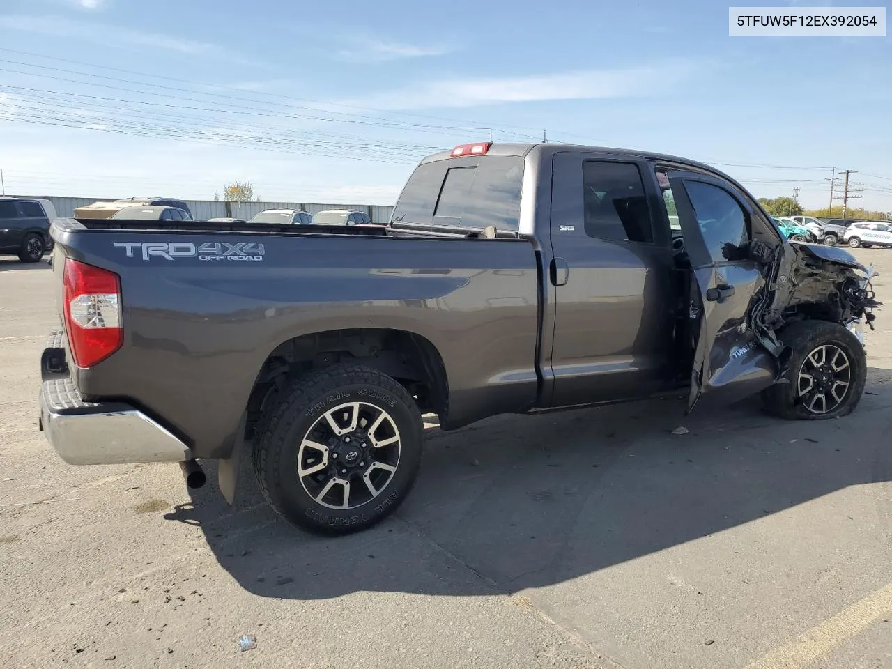 2014 Toyota Tundra Double Cab Sr VIN: 5TFUW5F12EX392054 Lot: 76421124