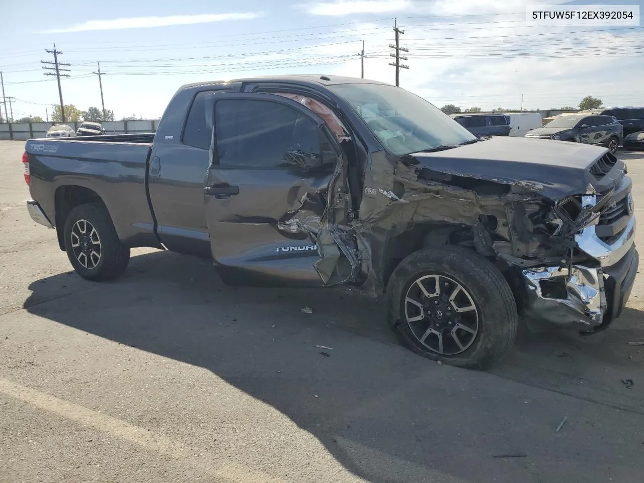 2014 Toyota Tundra Double Cab Sr VIN: 5TFUW5F12EX392054 Lot: 76421124