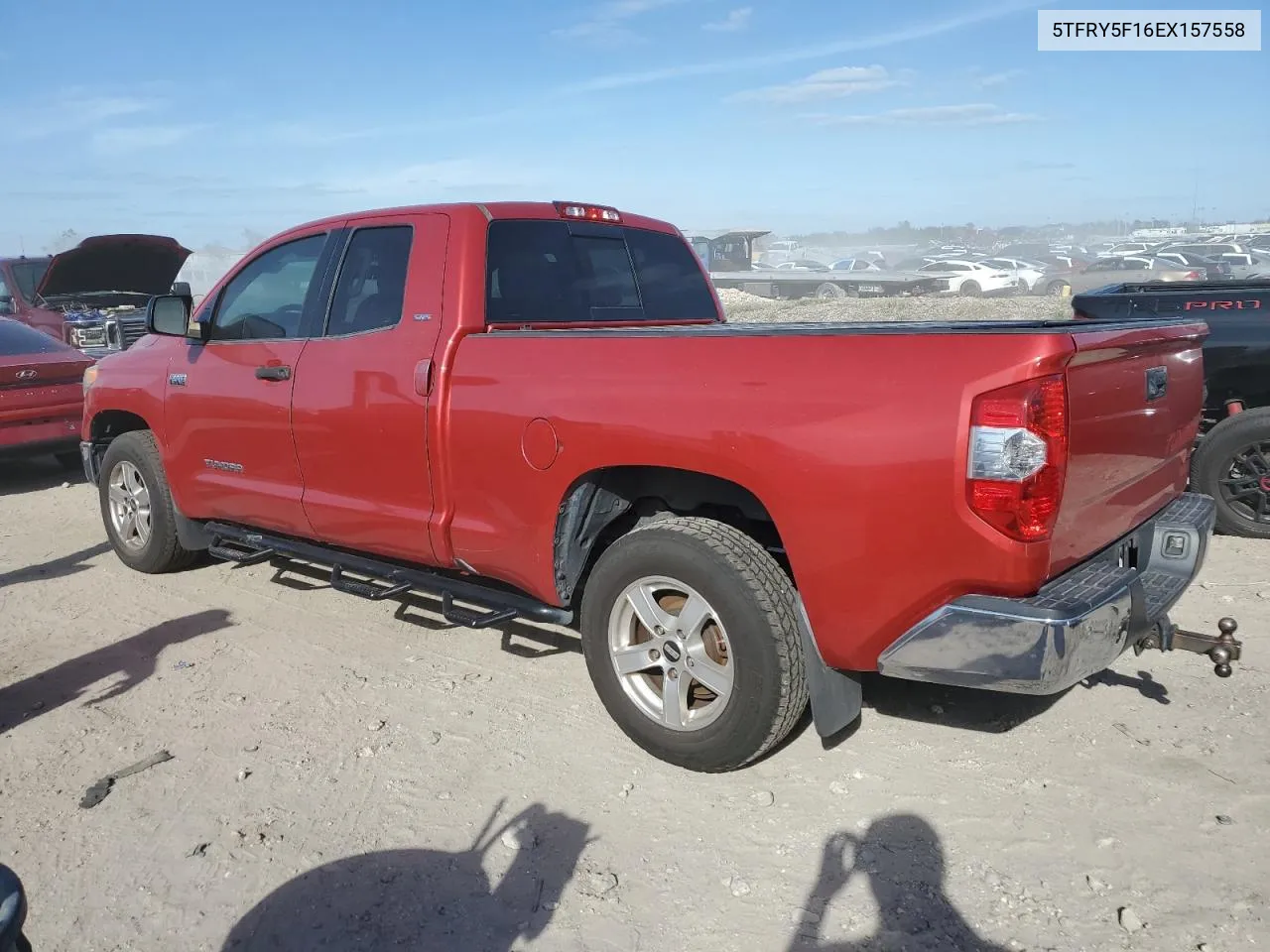 2014 Toyota Tundra Double Cab Sr VIN: 5TFRY5F16EX157558 Lot: 76533684