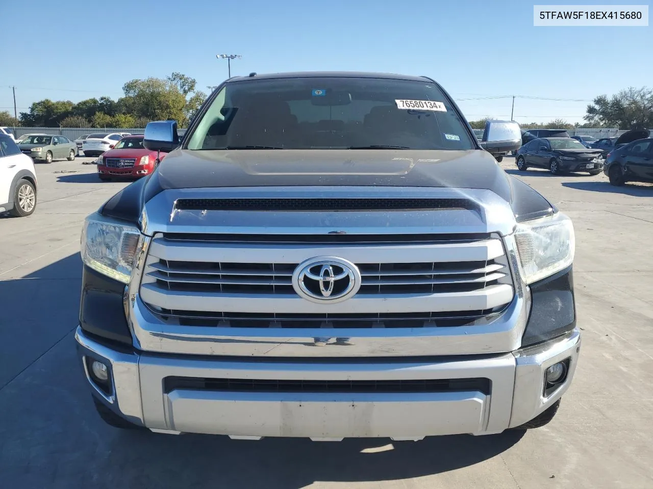 2014 Toyota Tundra Crewmax Platinum VIN: 5TFAW5F18EX415680 Lot: 76580134