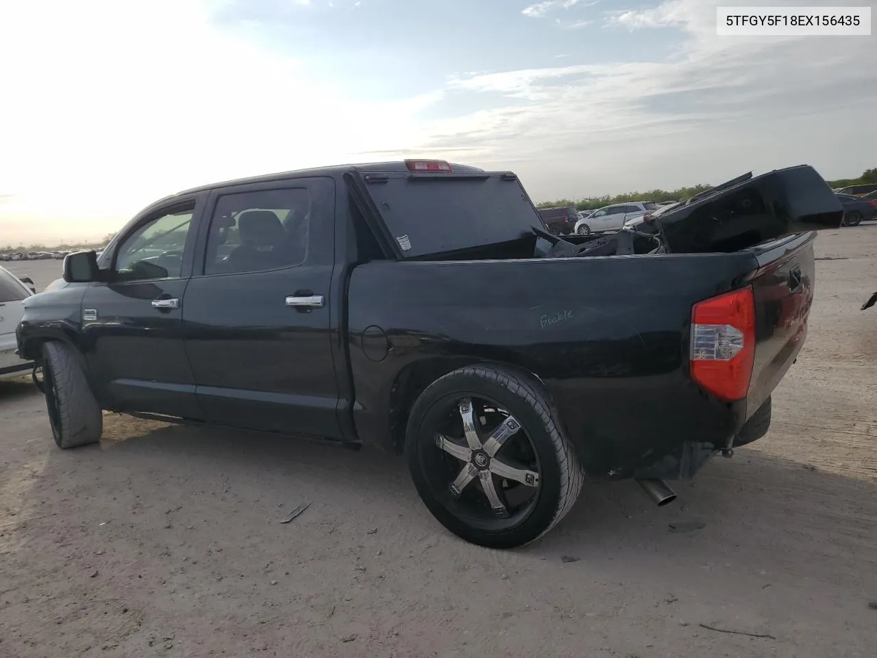 2014 Toyota Tundra Crewmax Platinum VIN: 5TFGY5F18EX156435 Lot: 76604144