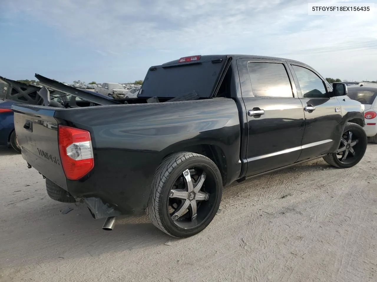 2014 Toyota Tundra Crewmax Platinum VIN: 5TFGY5F18EX156435 Lot: 76604144