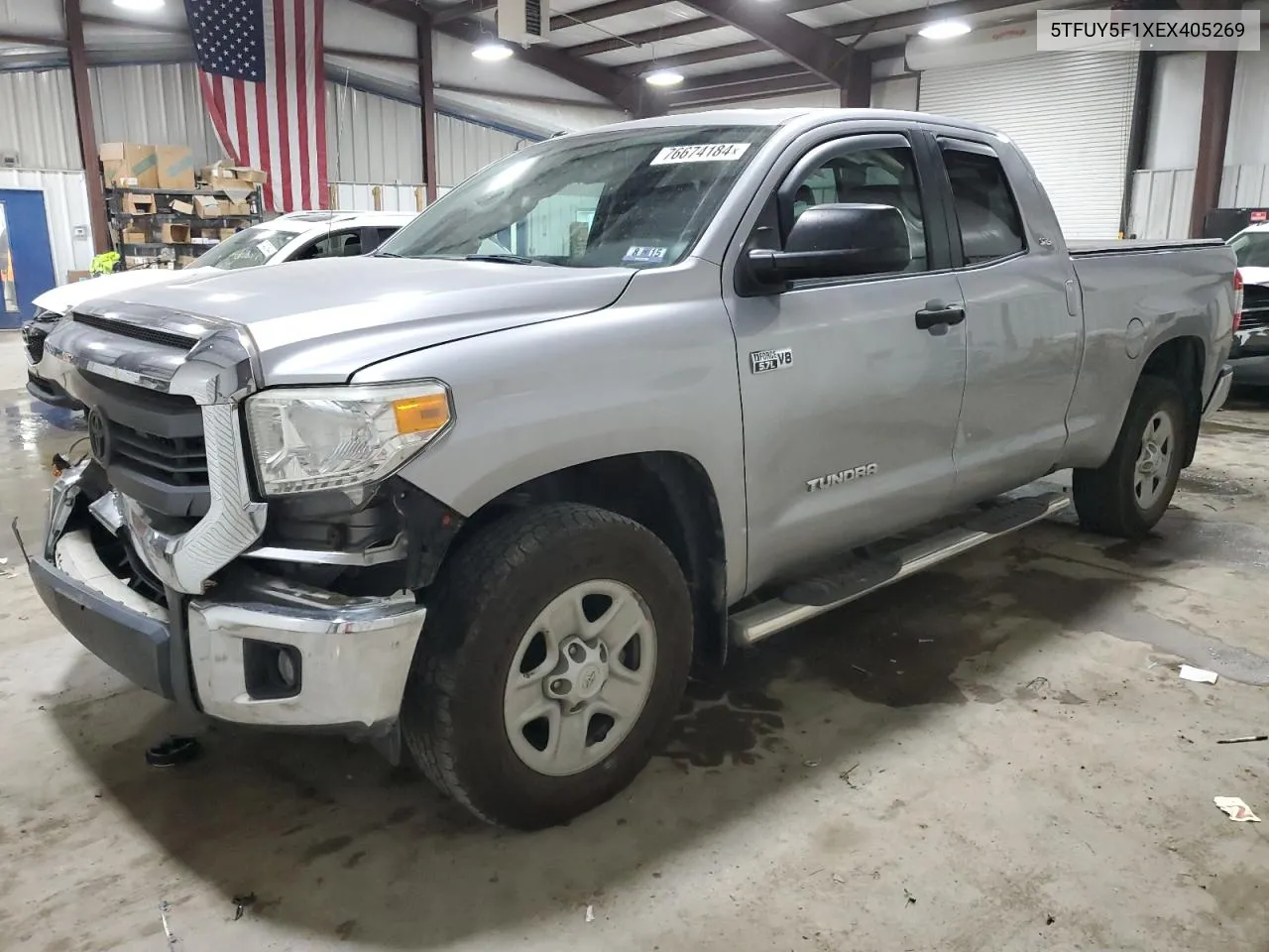 2014 Toyota Tundra Double Cab Sr VIN: 5TFUY5F1XEX405269 Lot: 76674184