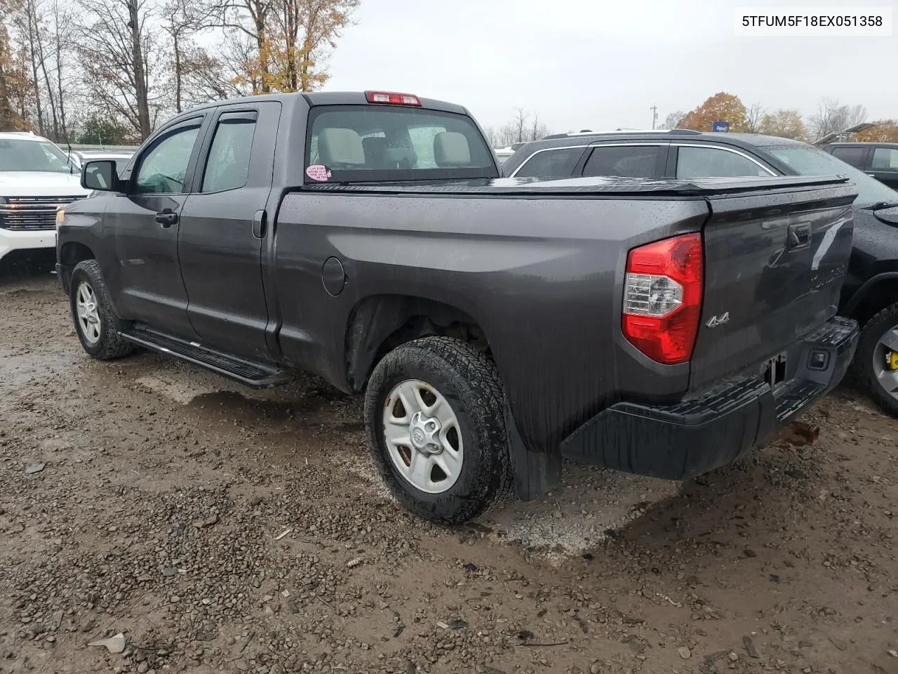 2014 Toyota Tundra Double Cab Sr VIN: 5TFUM5F18EX051358 Lot: 76882674