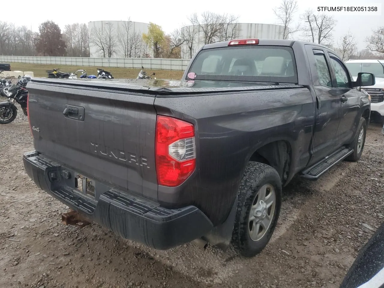 2014 Toyota Tundra Double Cab Sr VIN: 5TFUM5F18EX051358 Lot: 76882674