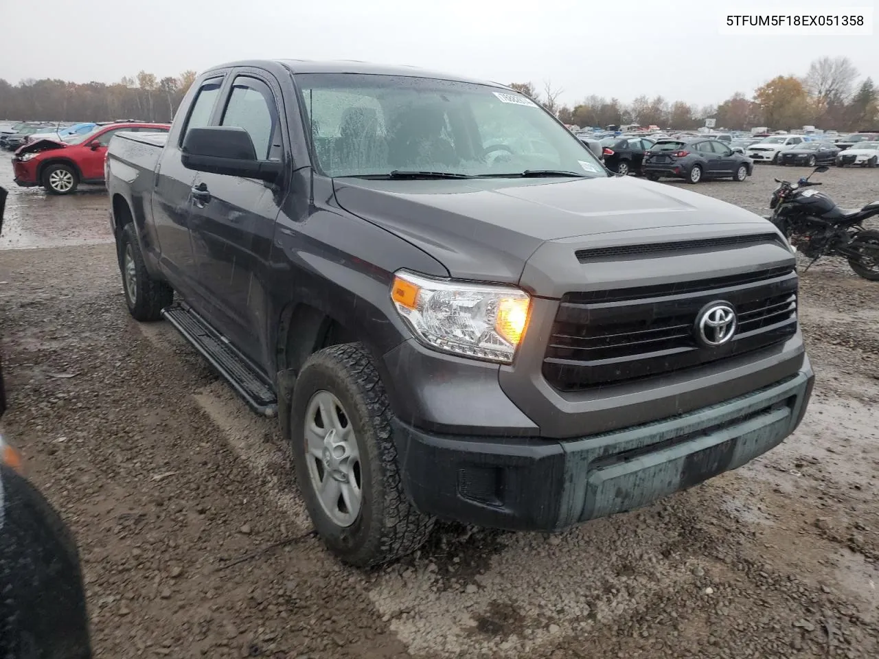 2014 Toyota Tundra Double Cab Sr VIN: 5TFUM5F18EX051358 Lot: 76882674