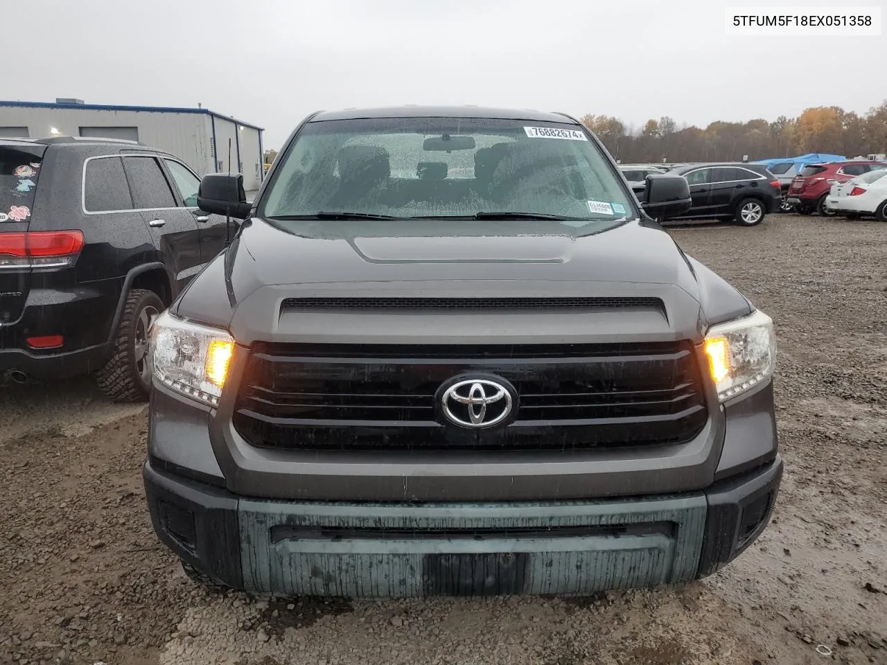 2014 Toyota Tundra Double Cab Sr VIN: 5TFUM5F18EX051358 Lot: 76882674