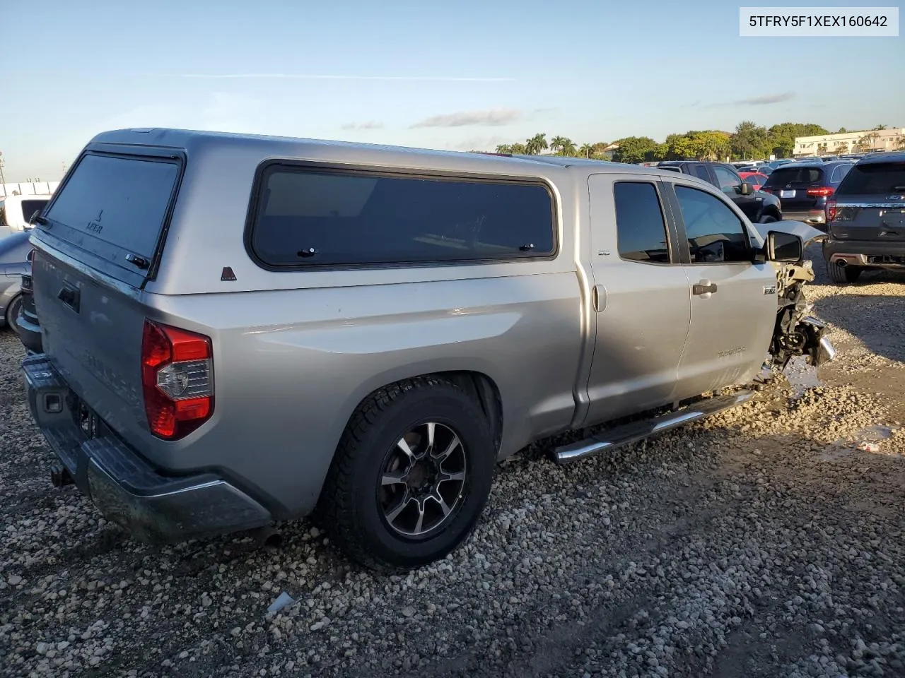 2014 Toyota Tundra Double Cab Sr VIN: 5TFRY5F1XEX160642 Lot: 76940024