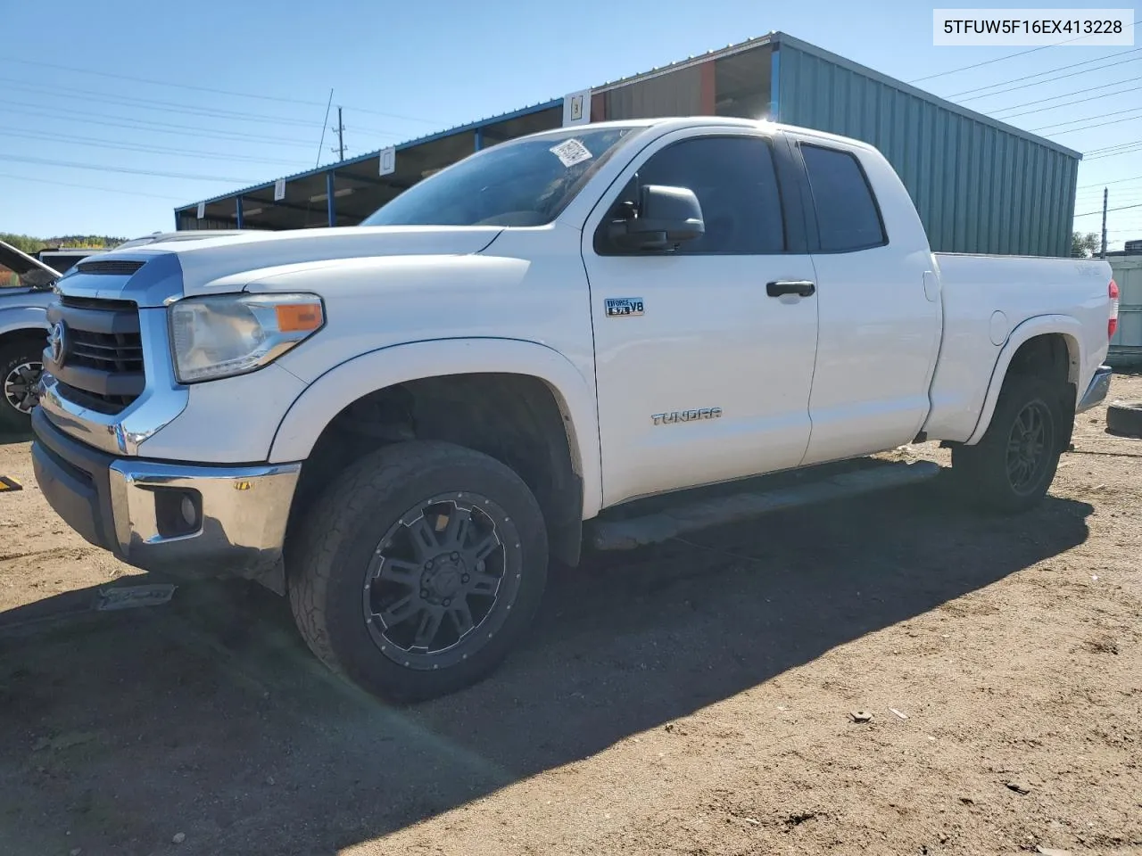 2014 Toyota Tundra Double Cab Sr VIN: 5TFUW5F16EX413228 Lot: 76978354