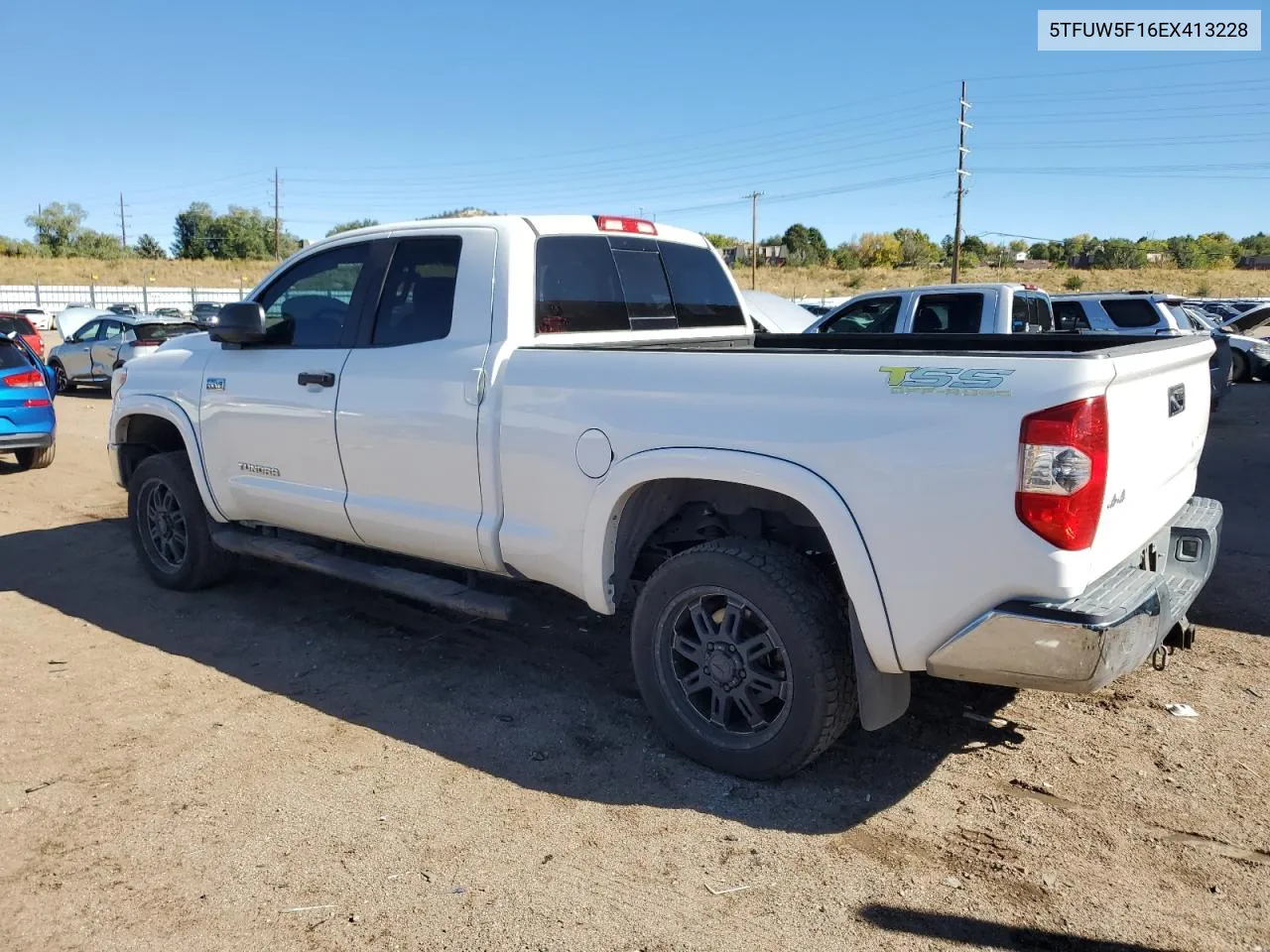 2014 Toyota Tundra Double Cab Sr VIN: 5TFUW5F16EX413228 Lot: 76978354