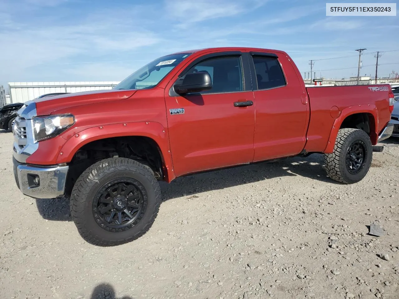 2014 Toyota Tundra Double Cab Sr VIN: 5TFUY5F11EX350243 Lot: 77010394