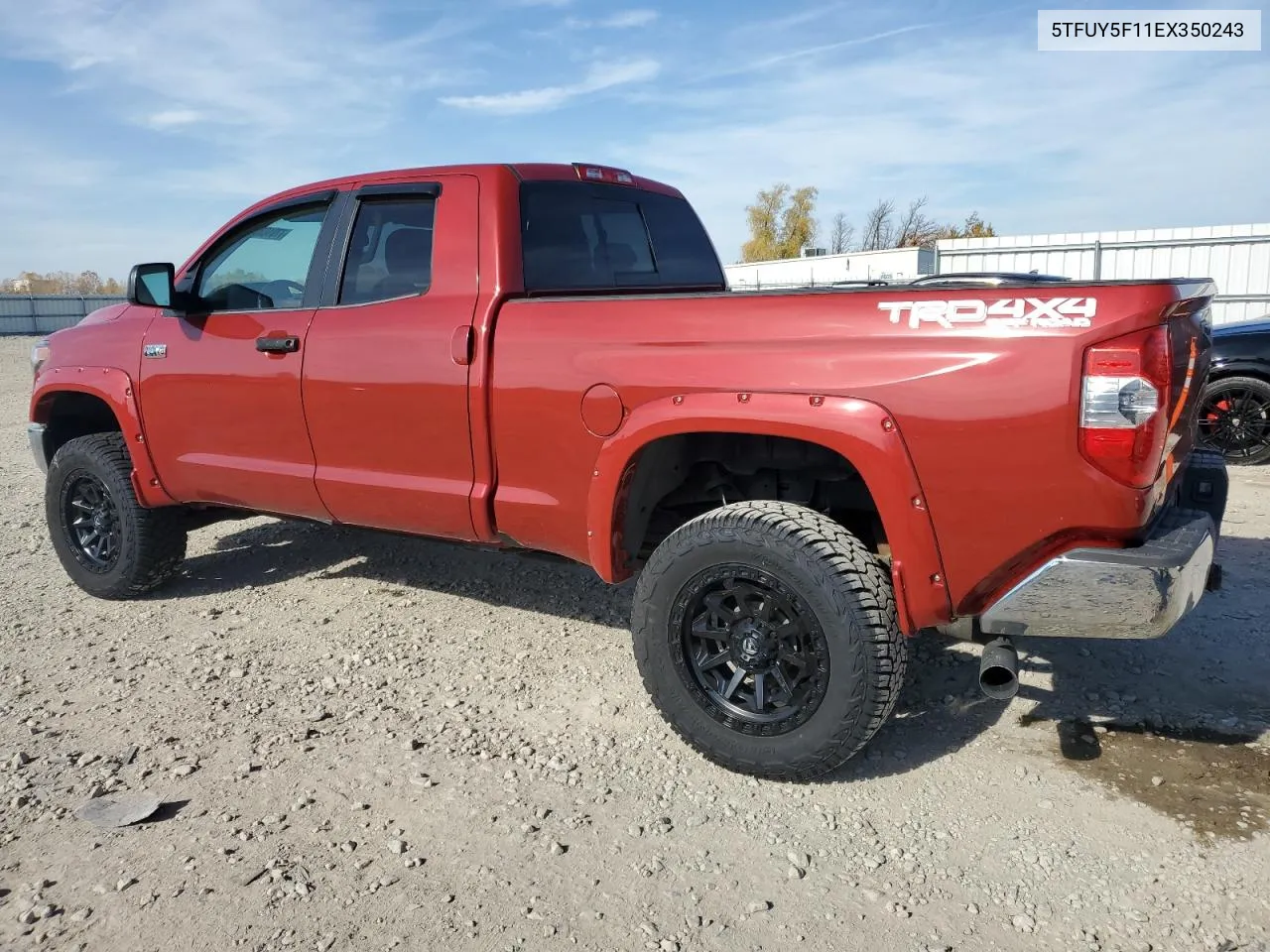 2014 Toyota Tundra Double Cab Sr VIN: 5TFUY5F11EX350243 Lot: 77010394