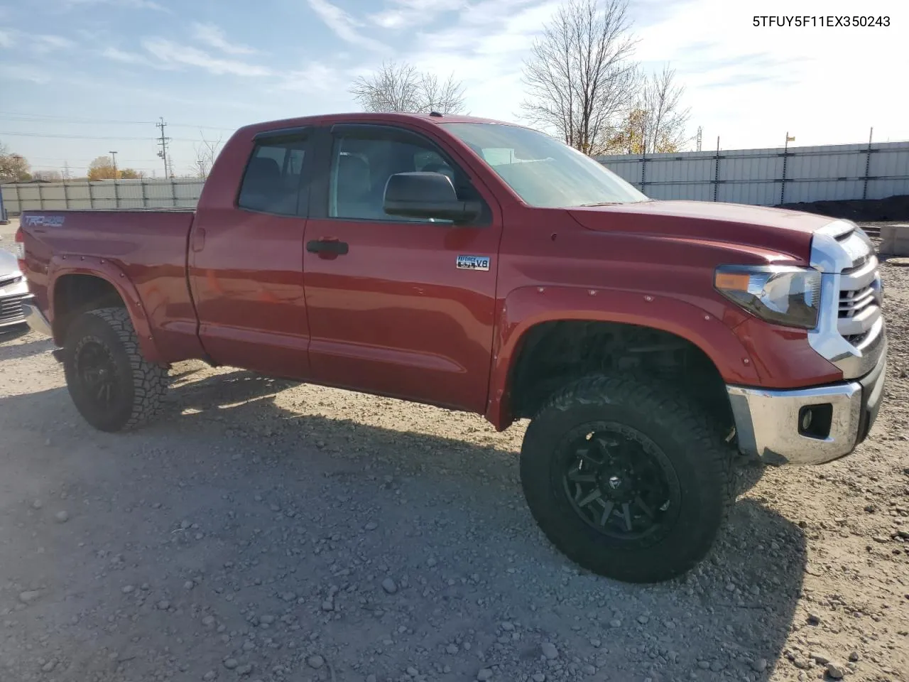 2014 Toyota Tundra Double Cab Sr VIN: 5TFUY5F11EX350243 Lot: 77010394