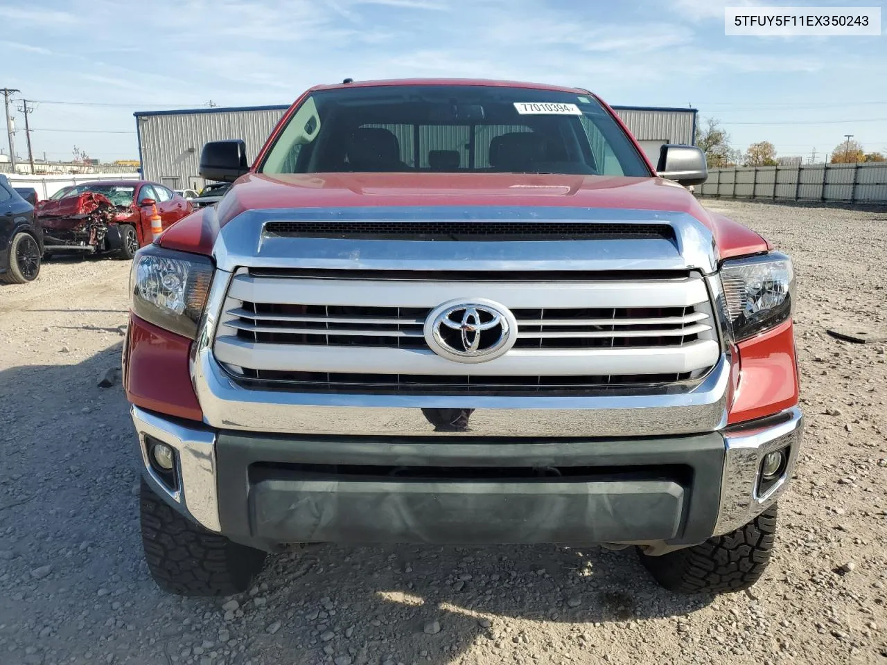 2014 Toyota Tundra Double Cab Sr VIN: 5TFUY5F11EX350243 Lot: 77010394