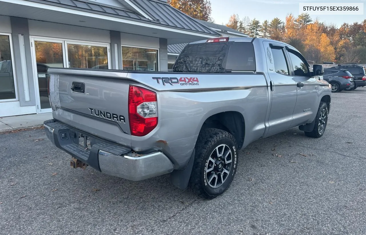 2014 Toyota Tundra Double Cab Sr VIN: 5TFUY5F15EX359866 Lot: 77479144