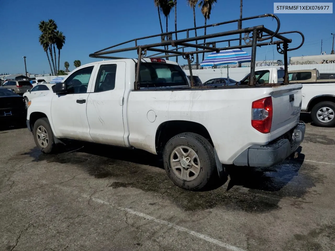 2014 Toyota Tundra Double Cab Sr VIN: 5TFRM5F1XEX076977 Lot: 77637904