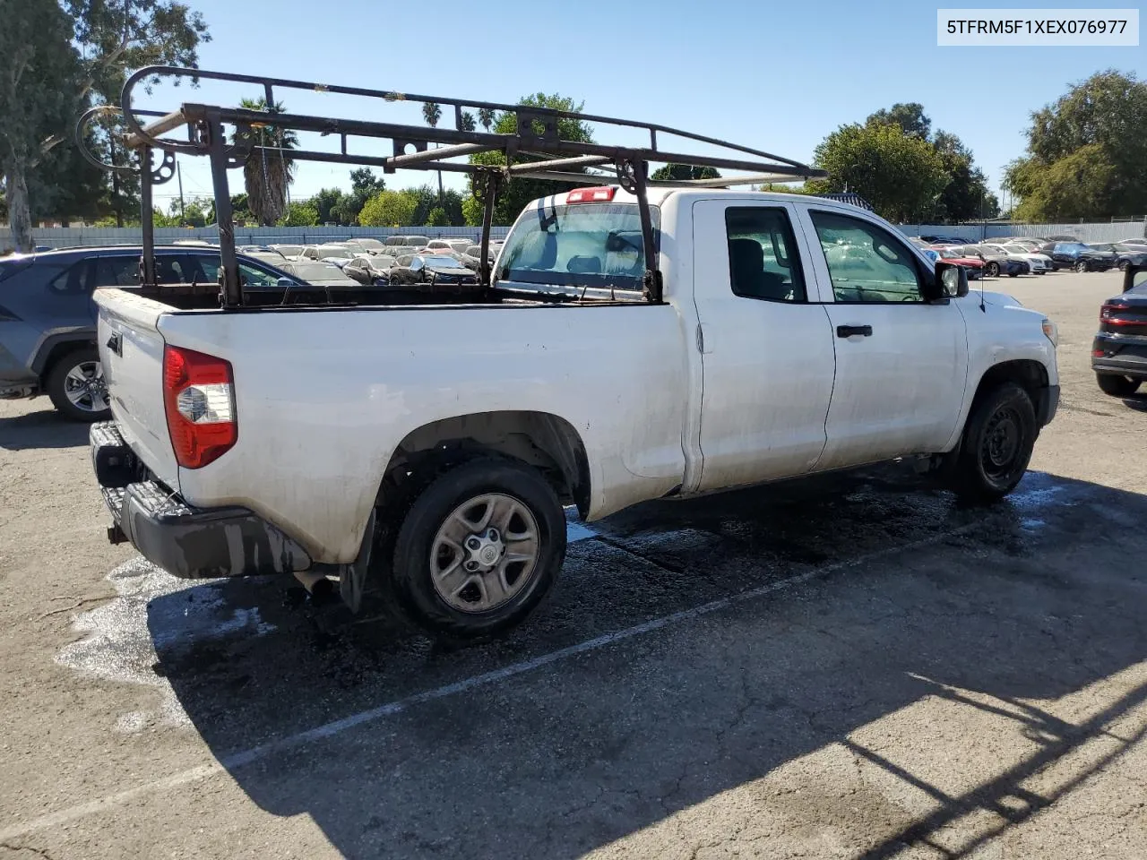 2014 Toyota Tundra Double Cab Sr VIN: 5TFRM5F1XEX076977 Lot: 77637904