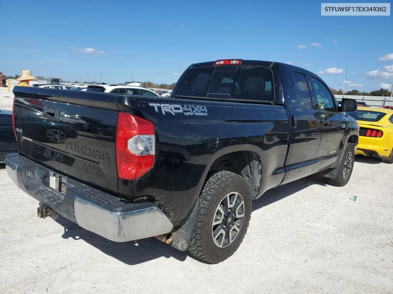 2014 Toyota Tundra Double Cab Sr VIN: 5TFUW5F17EX349362 Lot: 77827254