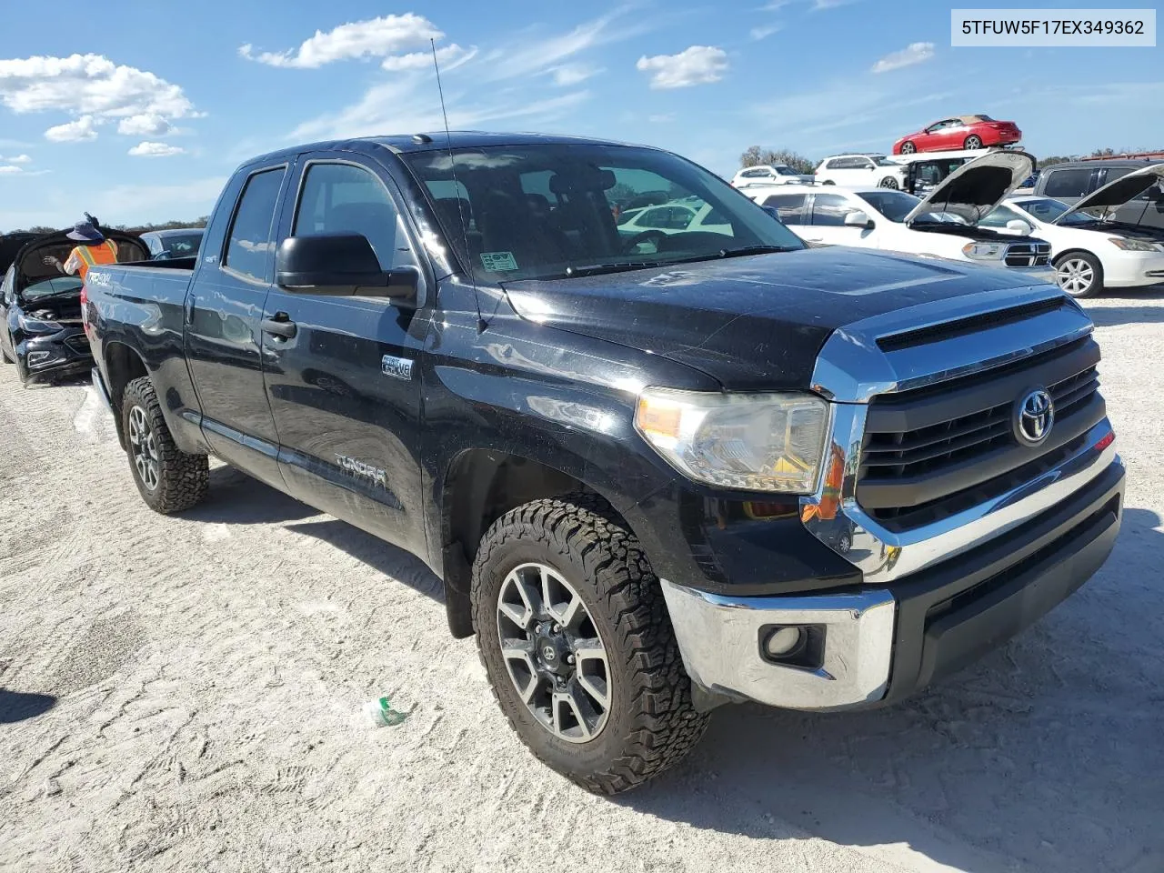 2014 Toyota Tundra Double Cab Sr VIN: 5TFUW5F17EX349362 Lot: 77827254